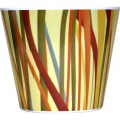 Fall Stripe Melamine Round Pots (24 Pc)